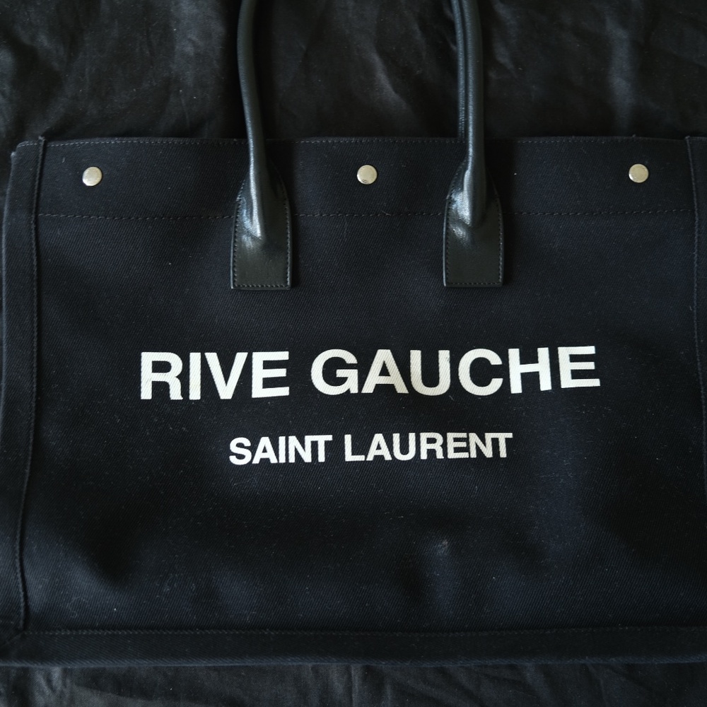 Saint Laurent Canvas Rive Gauche Large
